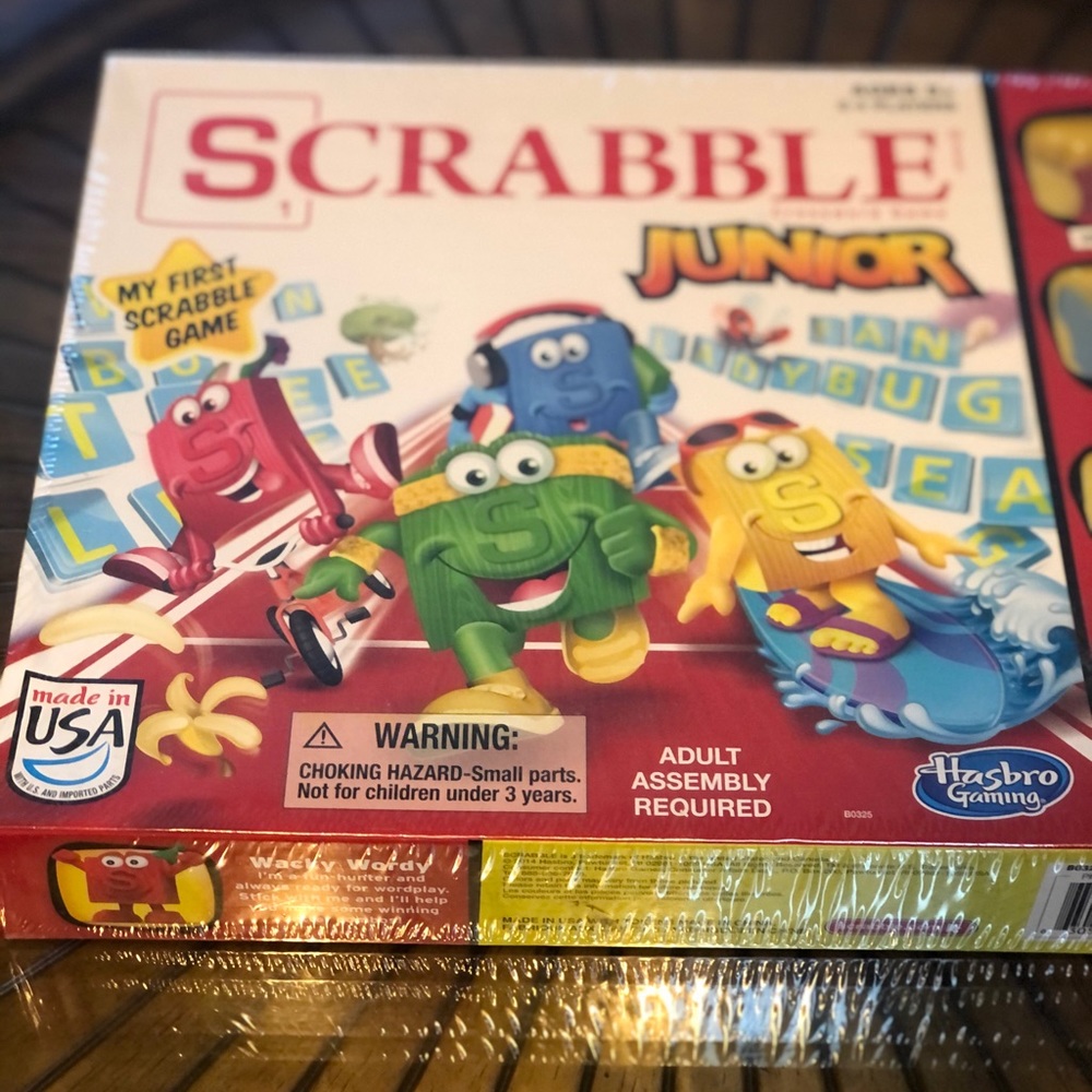 Scrabble Junior Game, for Kids Ages 5 and Up